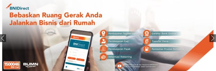 bni direct tidak bisa login