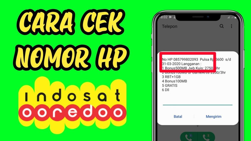 7+ Cara Cek Nomor Indosat Ooredoo (IM3, MENTARI, AKTIF / TIDAK)