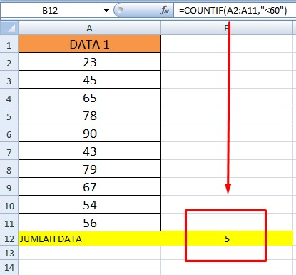 rumus excel dibagi