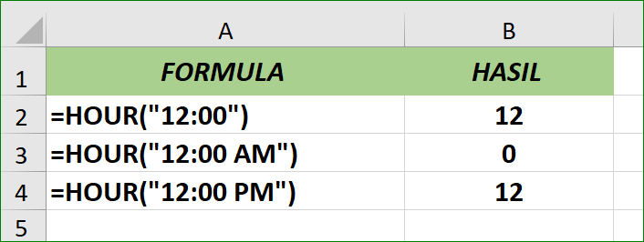 rumus e di excel