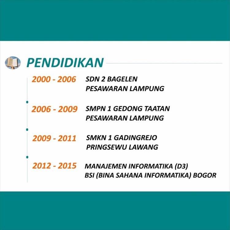 cv bahasa inggris terjemahan