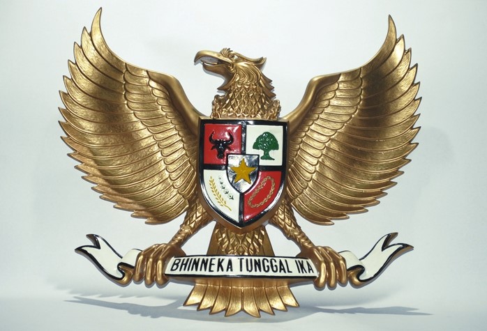 gambar garuda pancasila hitam putih