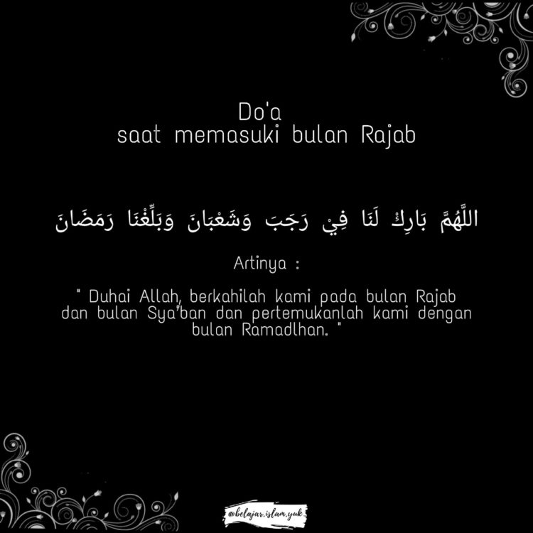 puasa rajab di akhir bulan rajab