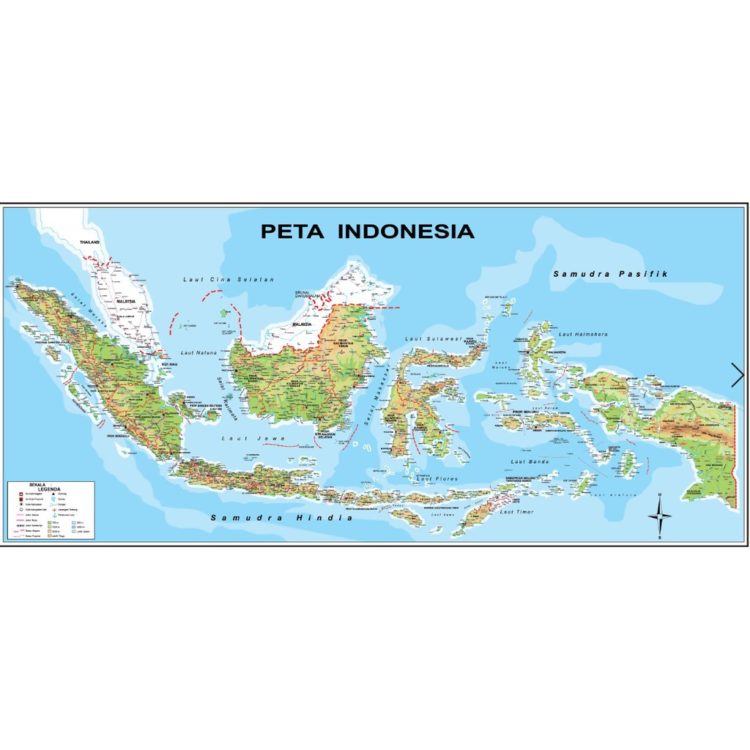 peta indonesia lengkap