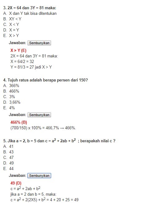 soal tes psikotes matematika