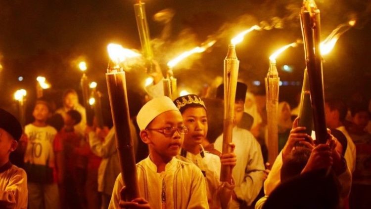 Idul Fitri Takbiran Pawai Obor