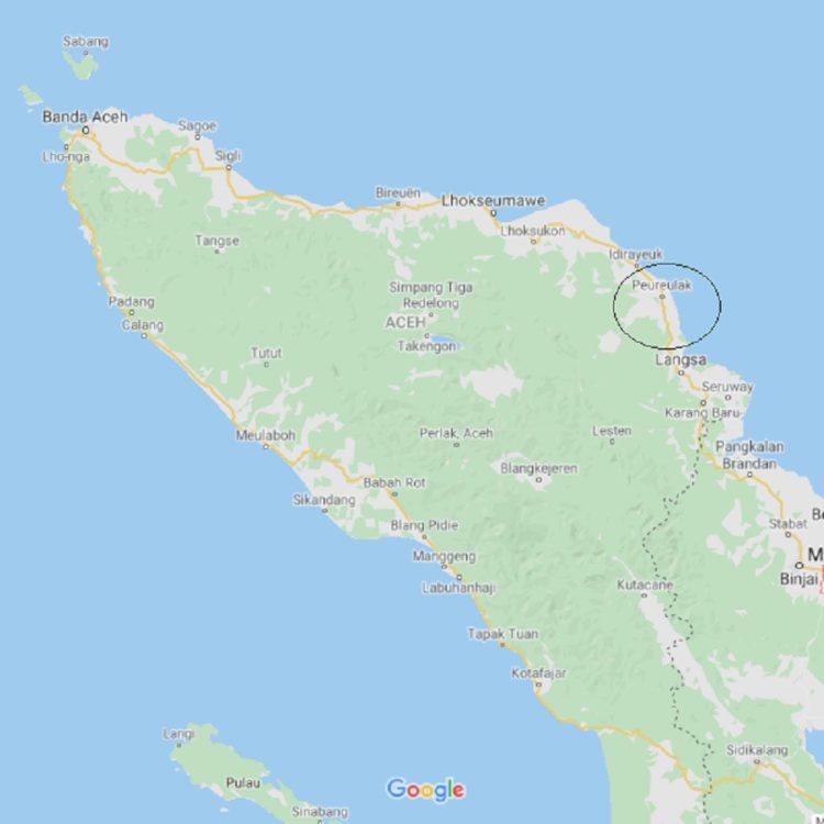 Lokasi Geografis Kerajaan Perlak Aceh