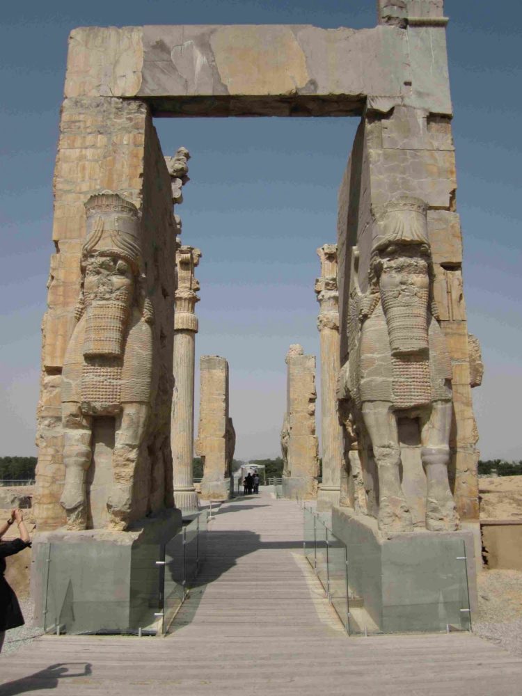 istana ibu kota persepolis kerajaan persia