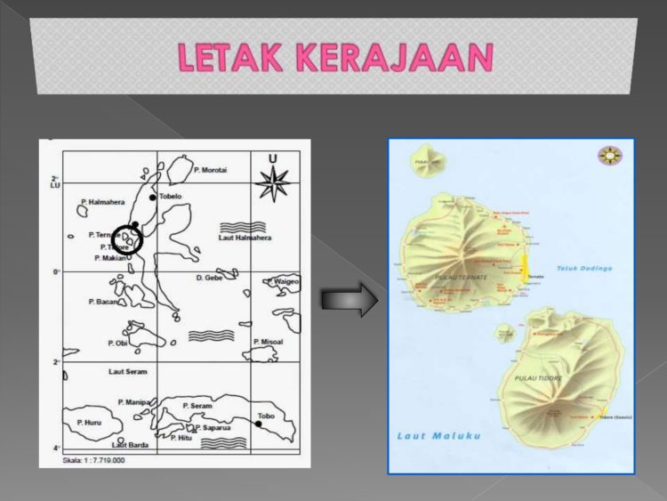 kerajaan di indonesia peta wilayah kerajaan tidore