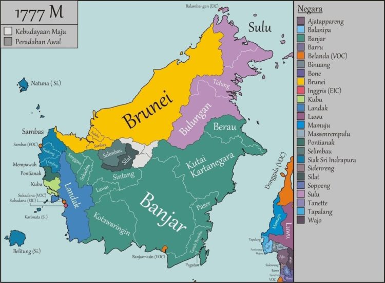 kerajaan pontianak letak geografis