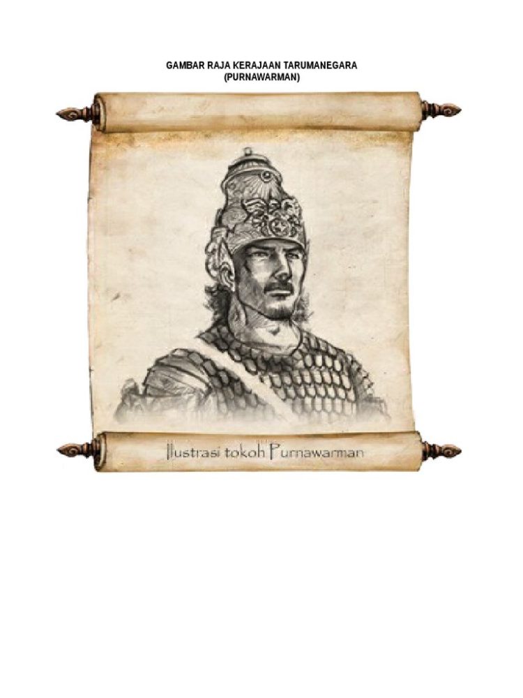 Ilustrasi kerajaan tarumanegara abad ke-5 masehi yang menjadi raja pertama adalah jayasinghawarman