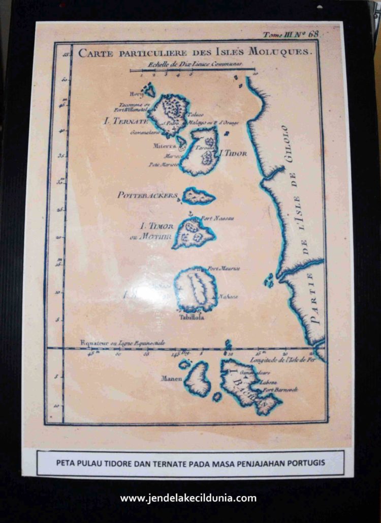 letak kerajaan tidore dan ternate