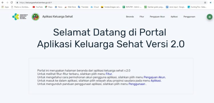 aplikasi pendataan keluarga sehat