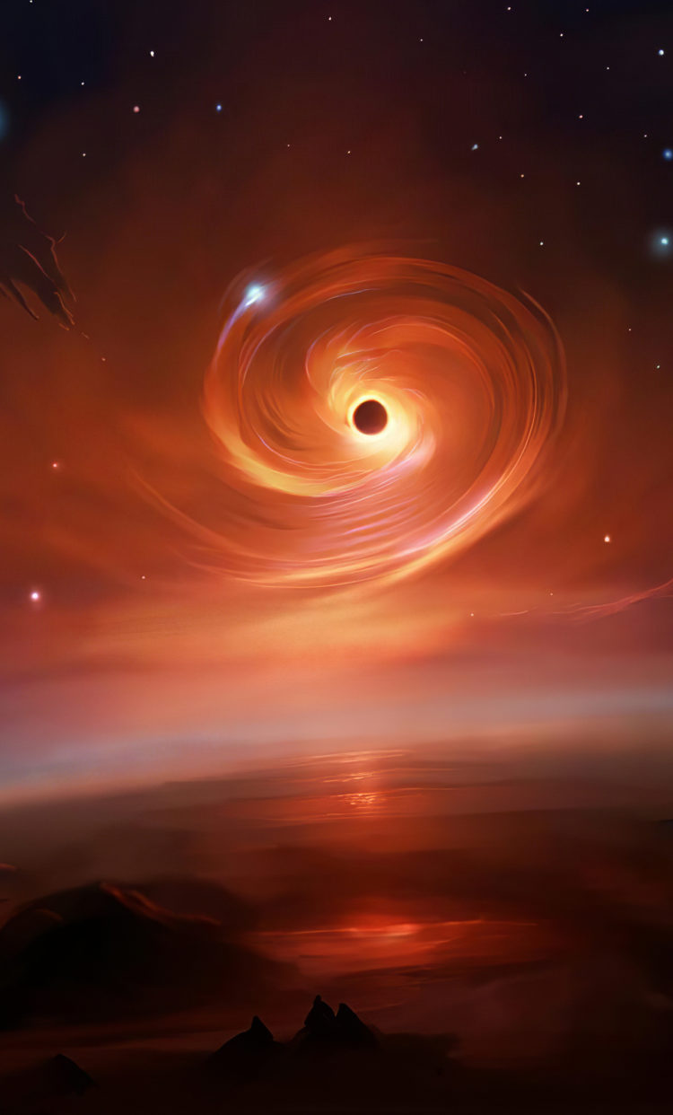 Black hole adalah suatu area ruang dengan medan gravitasi yang begitu kuat sehingga bahkan tidak ada cahaya sekalipun di dalamnya