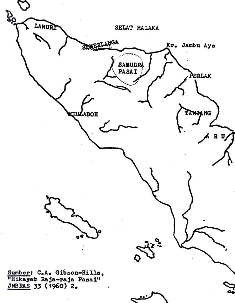peta kekuasaan kerajaan samudra yang merupakan kerajaan islam di indonesia berkembang di sumatra