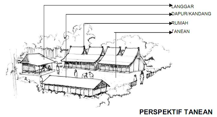 kontruksi rumah adat madura