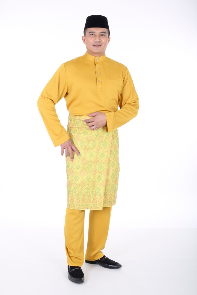 Pakaian adat Kalimantan Barat Melayu Pria Teluk Belanga