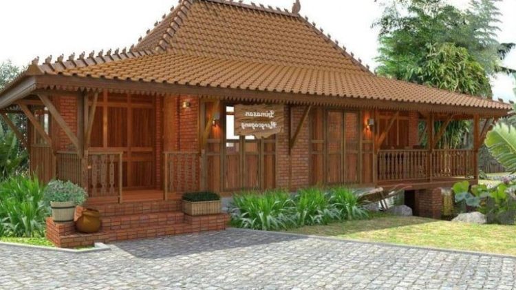 Contoh Rumah adat Jawa jenis Limasan Lambang Sari