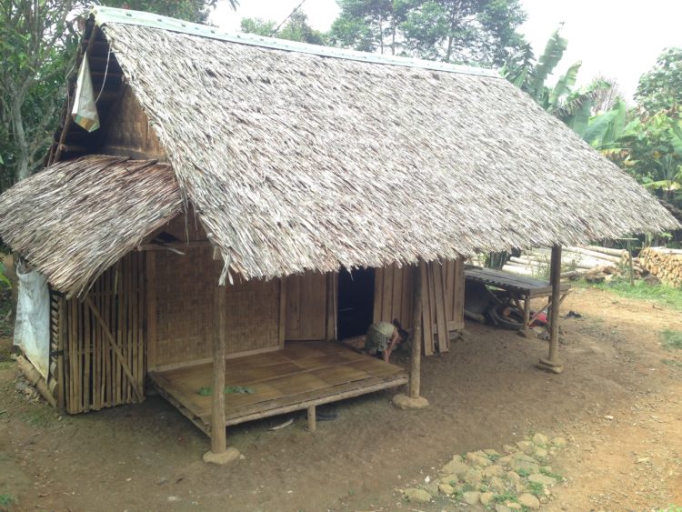 konstruksi atap rumah adat baduy