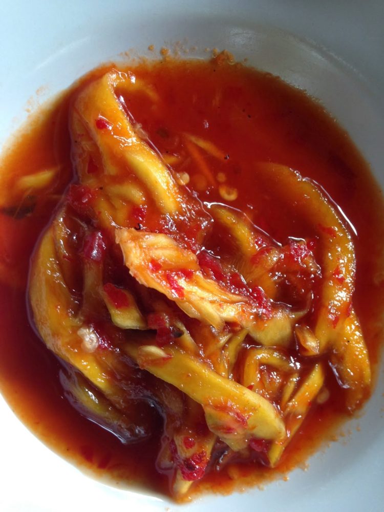 sambal asam kembang makanan khas Lampung