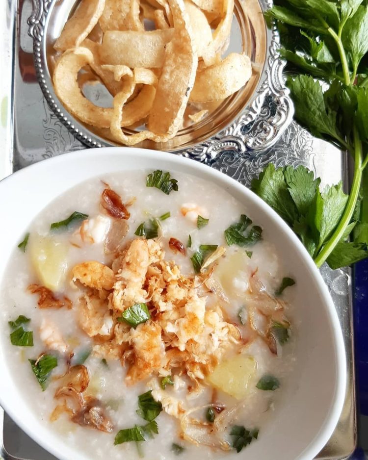 ciri makanan khas aceh Bubur Kanji Rumbi