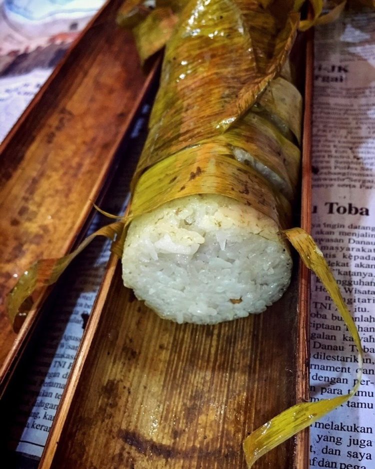 makanan khas aceh Jenang Lemang dimasak dengan