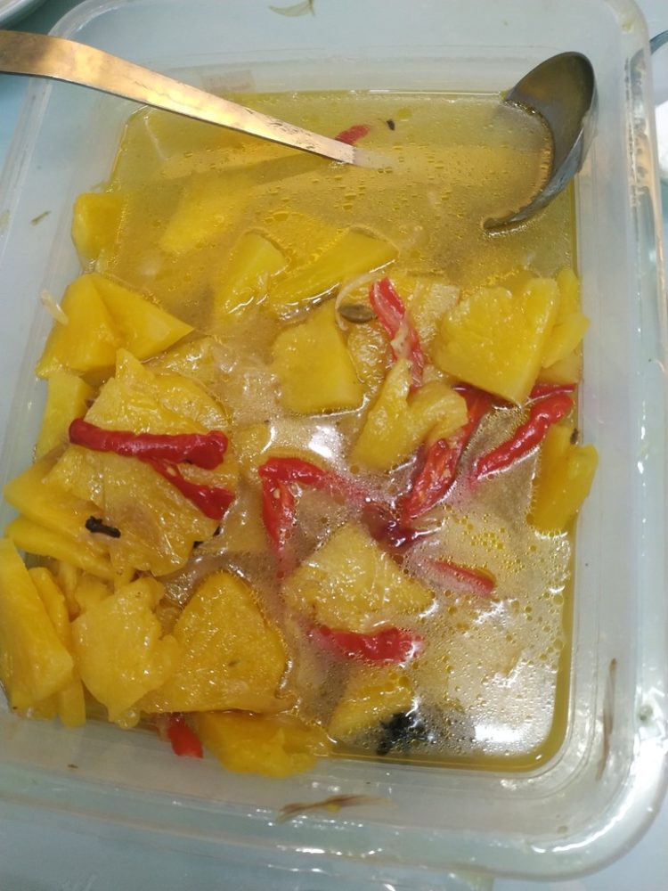 cita rasa makanan khas aceh Pacri Nanas