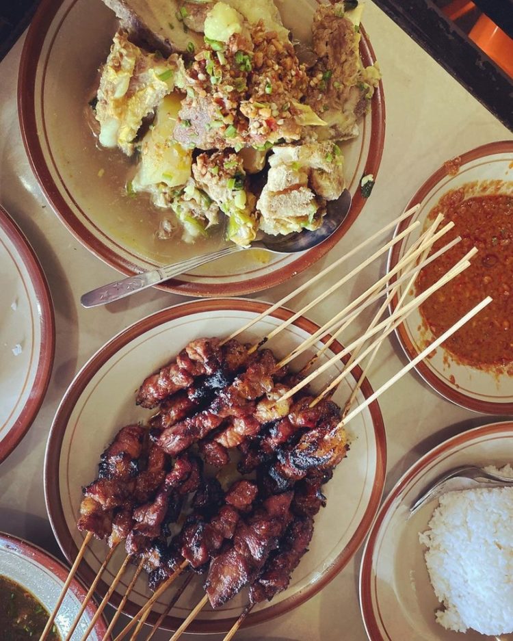 makanan khas aceh Sate dari daerah Matang