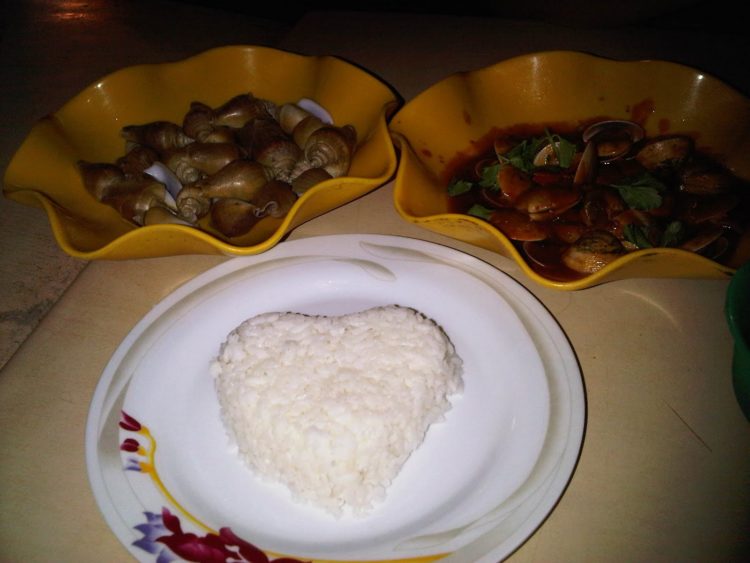 ilustrasi makanan khas batam nasi dagong