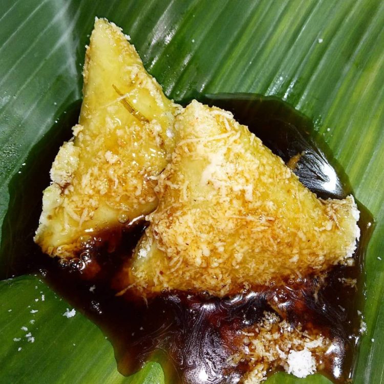 ilustrasi makanan khas lombok lupis