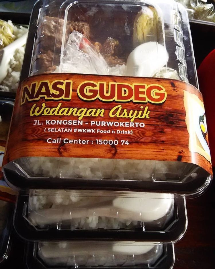 perbedaan makanan khas purwokerto Gudeg Purwokerto