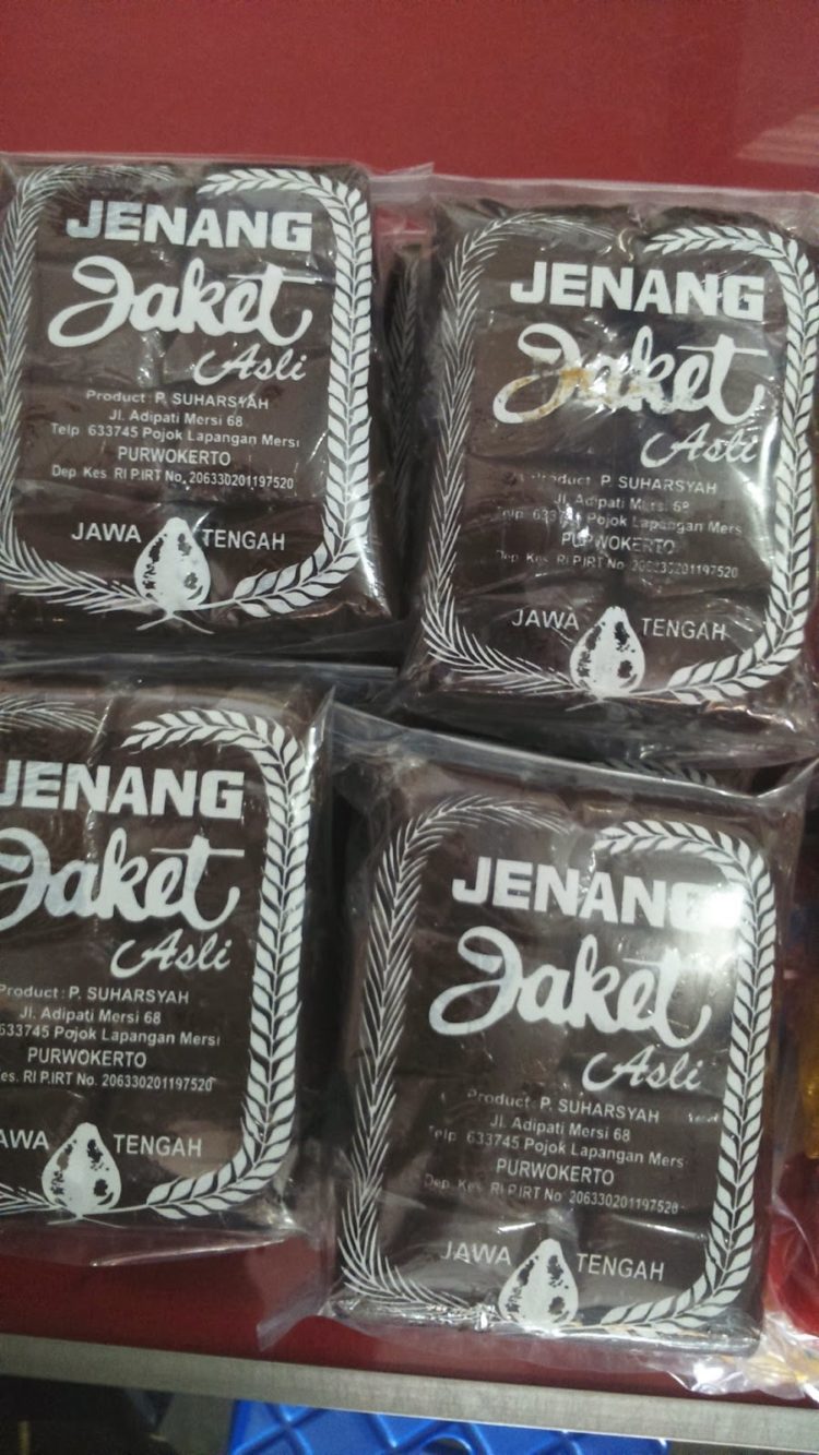 makanan khas purwokerto Jenang Jaket harga perkemasan