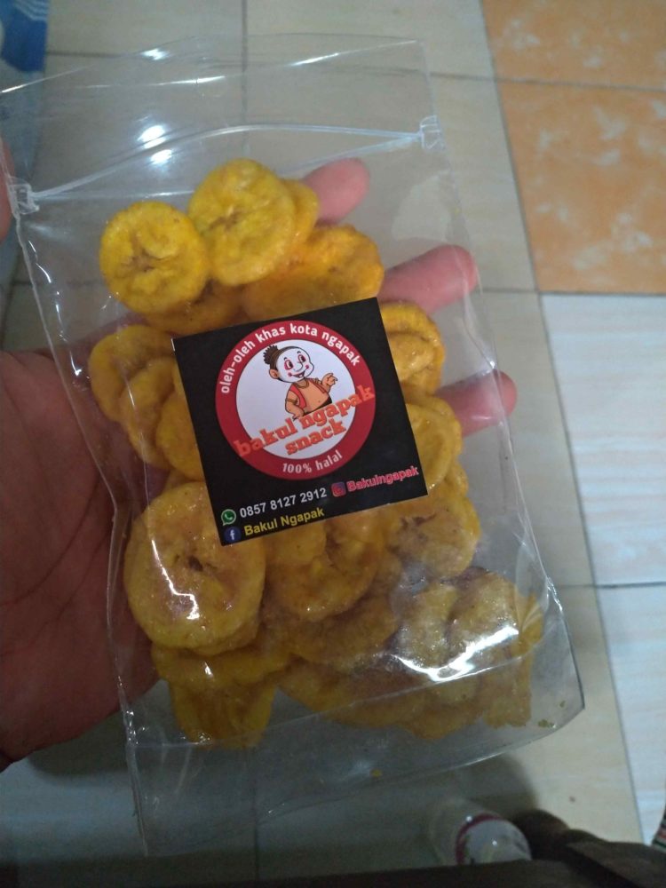 makanan khas purwokerto Sriping Pisang Madu olahan Bu Siti