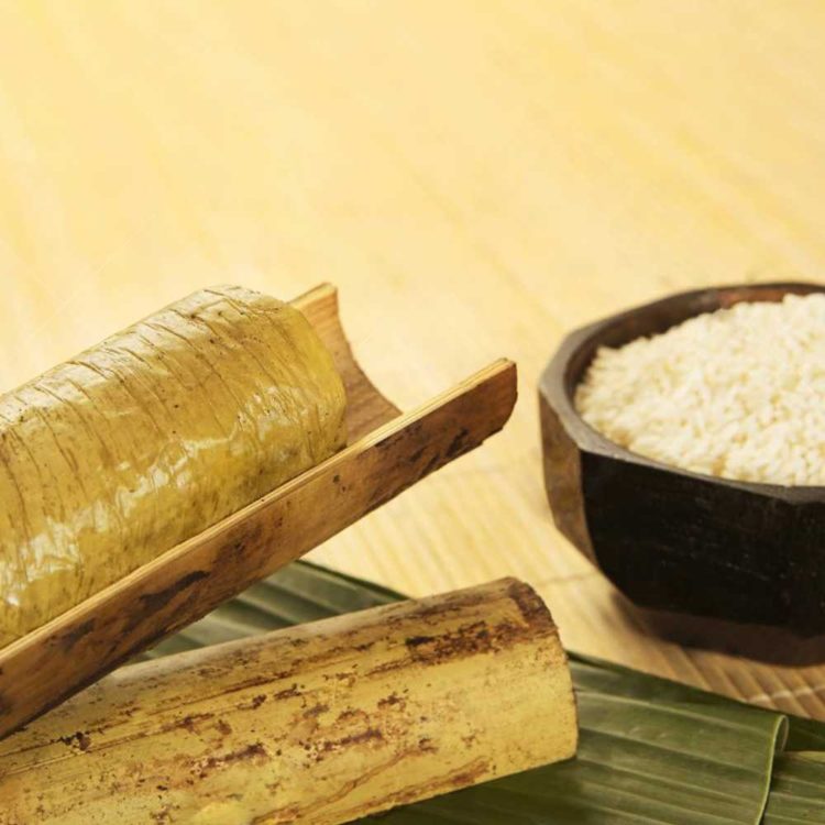 olahan makanan khas sumatera utara lemang