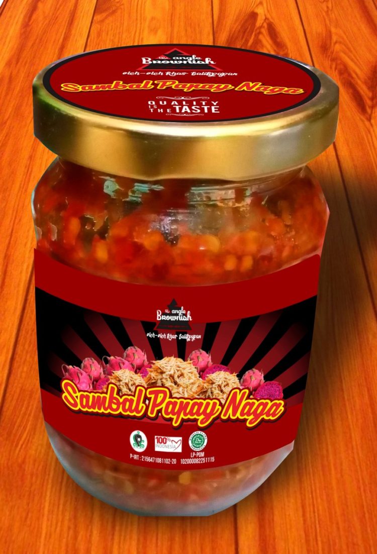 variasi baru oleh oleh khas balikpapan Sambal Buah Naga