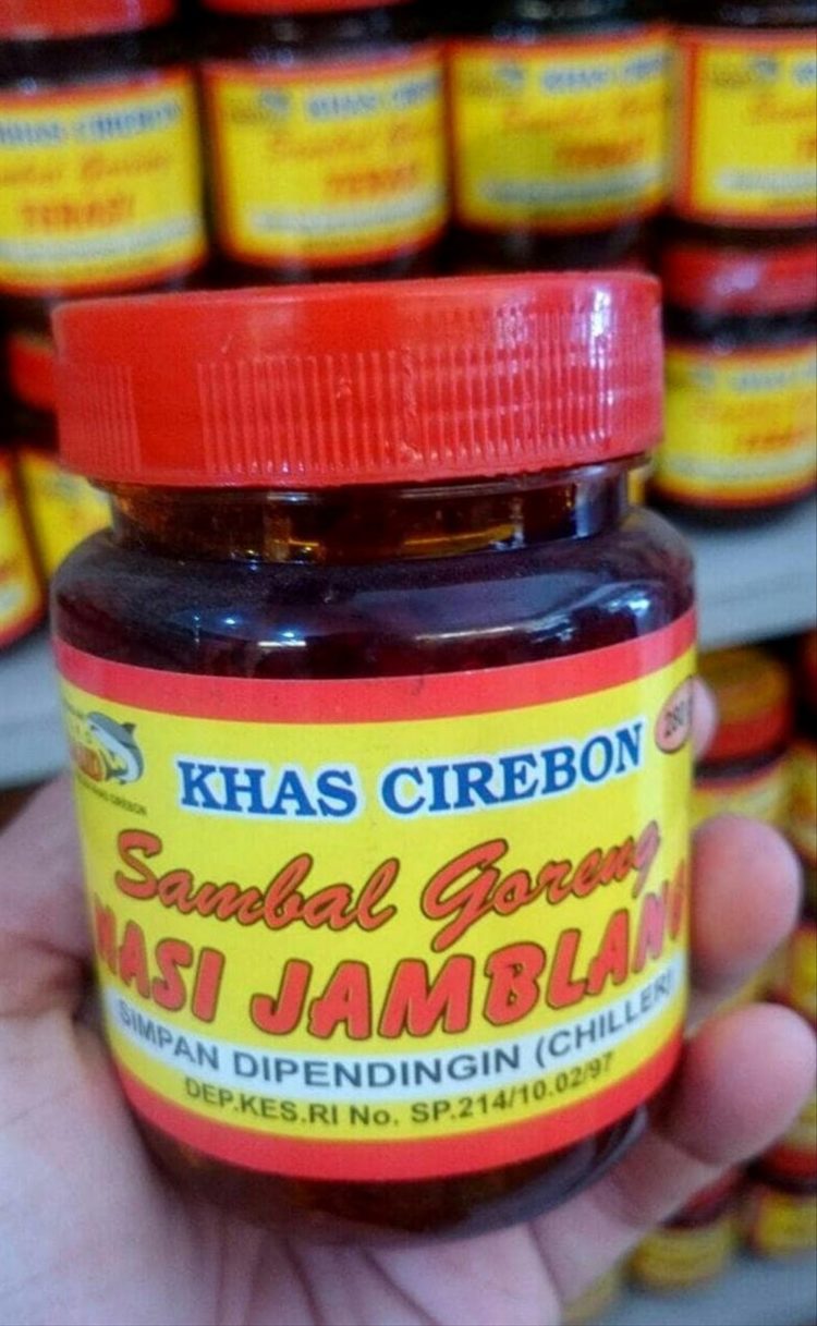 oleh oleh khas cirebon olahan Sambal Nasi Jamblang