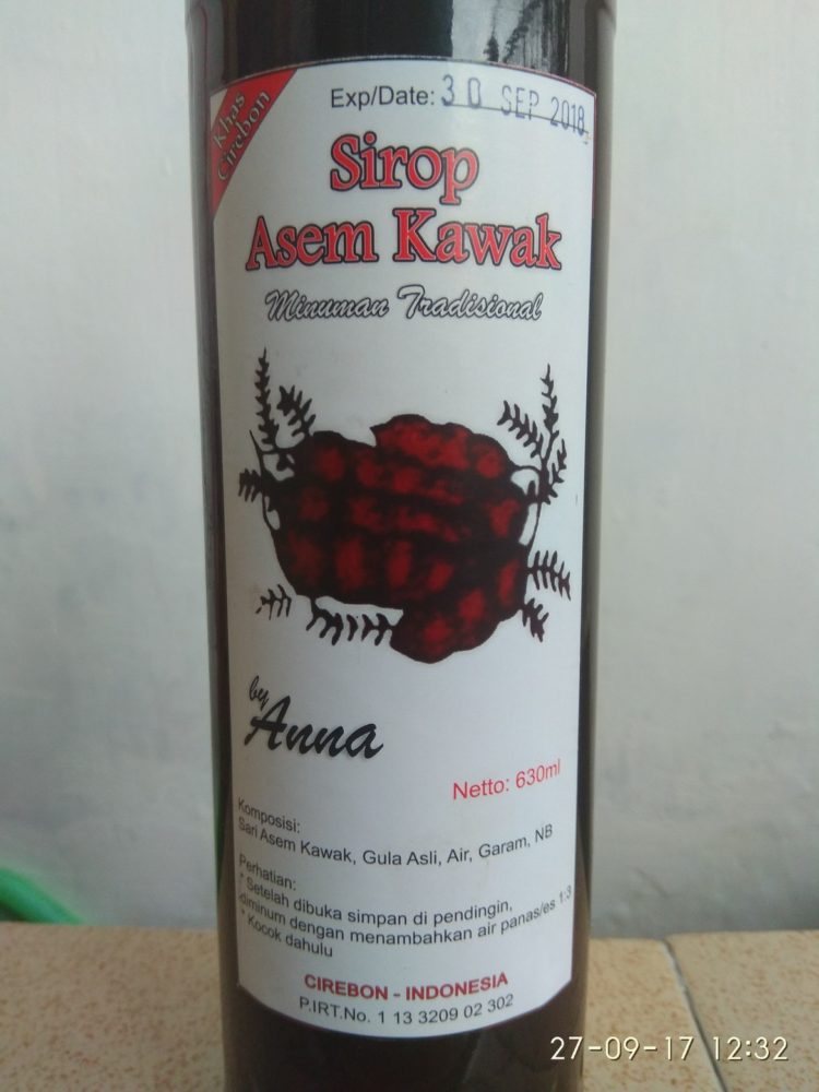 oleh oleh khas cirebon minuman Sirup Asam Kawak