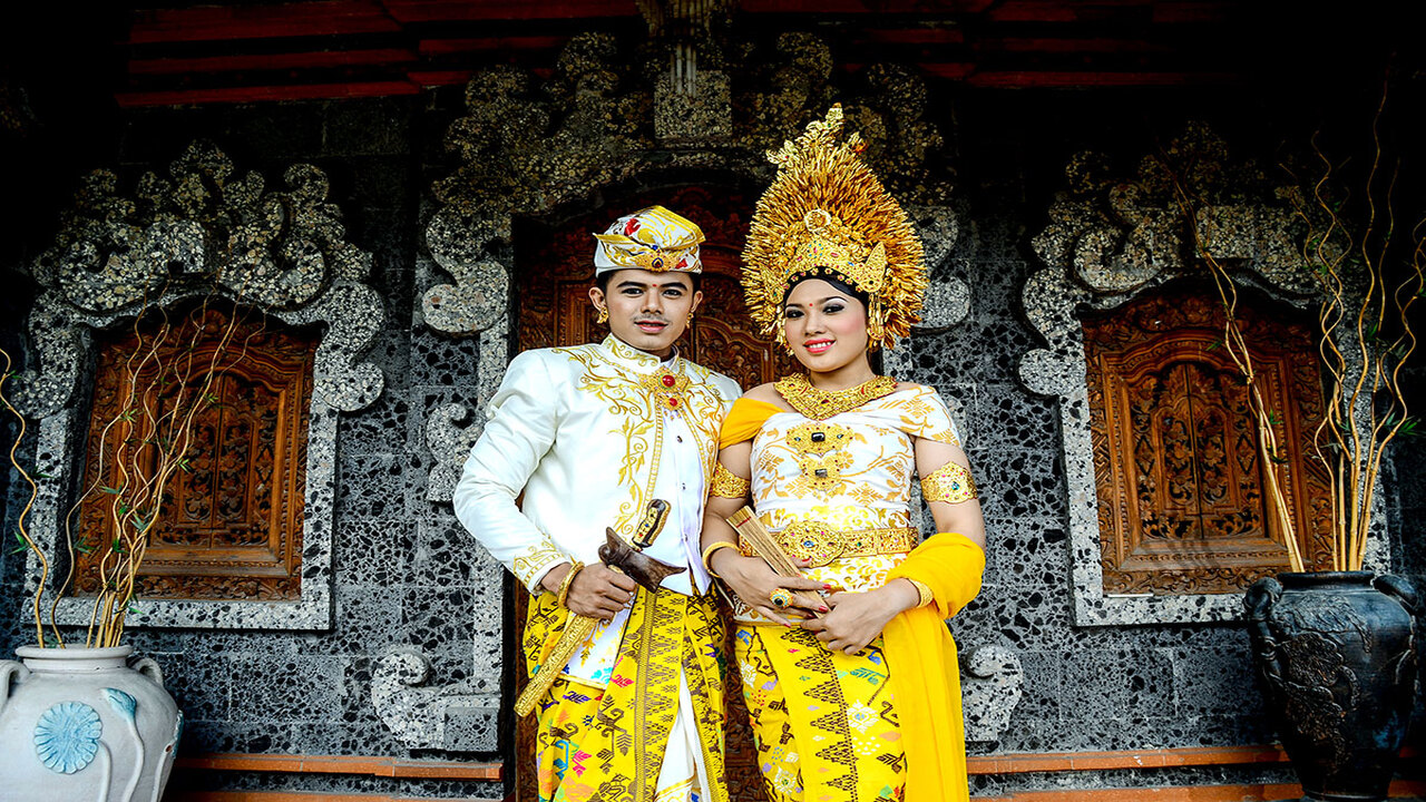 Pakaian Adat Bali Simple Baju Adat Tradisional Gambar 