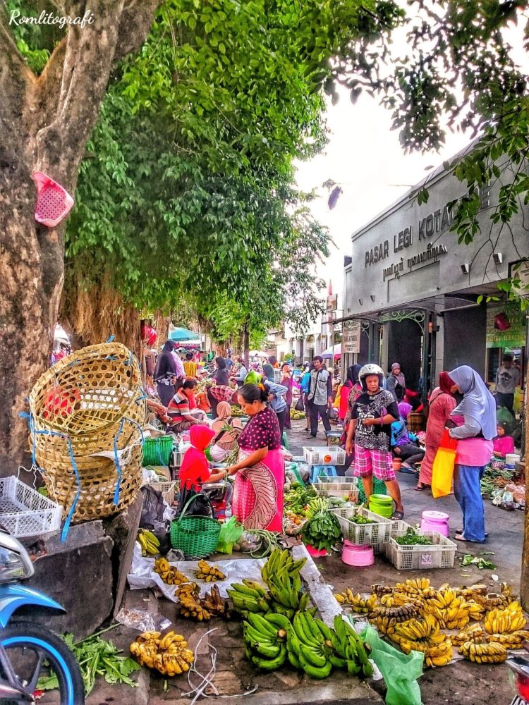 foto pasar kotagede peninggalan kerajaan mataram islam