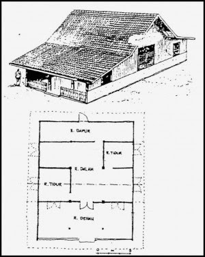 denah rumah kebaya