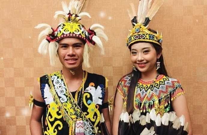 model baju sapei sapaq dan ta'a pakaian adat kalimantan timur