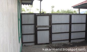 ruanga belakang Rumah Adat Souraja Sulawesi Tengah