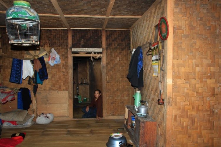 pembagian ruang tepas rumah adat baduy