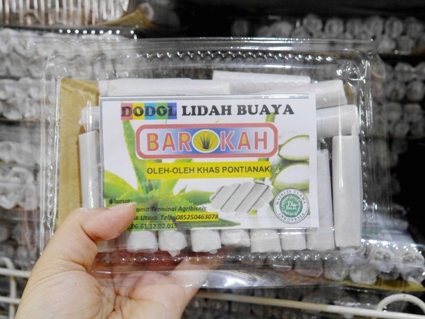 oleh oleh pontianak salah satunya dodol lidah buaya