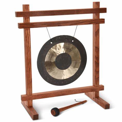 ilustrasi gong pada musik tari cokek