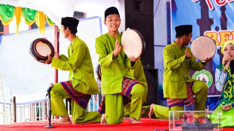 rebana tari rangguk ayak