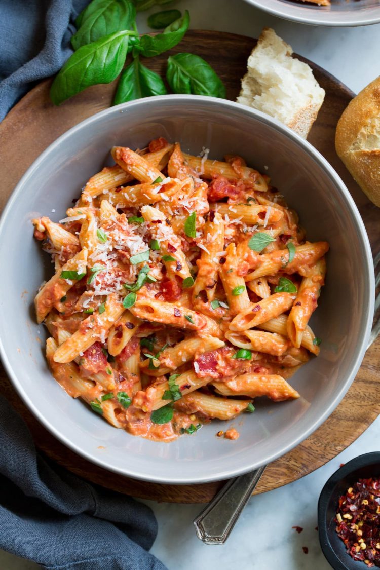 penne alla vodka makanan khas Italia