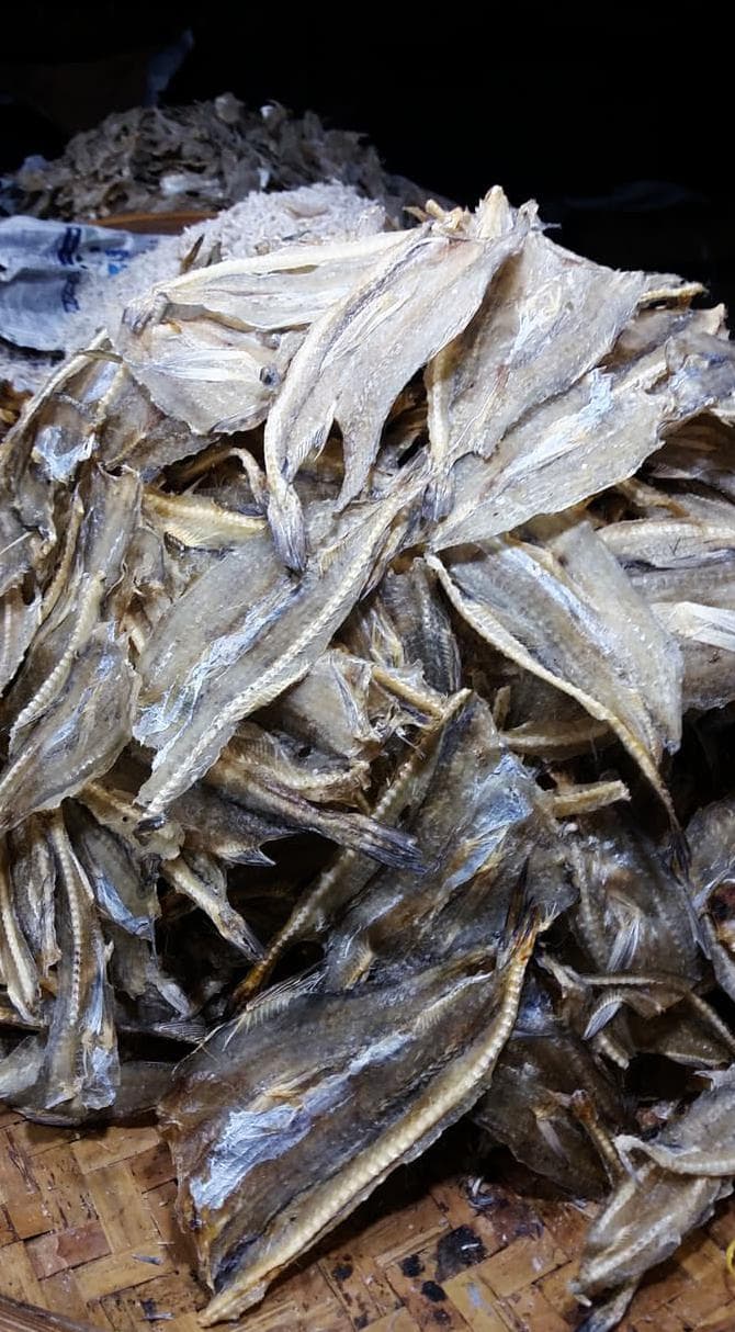 ikan asin pepija makanan khas Kalimantan Utara