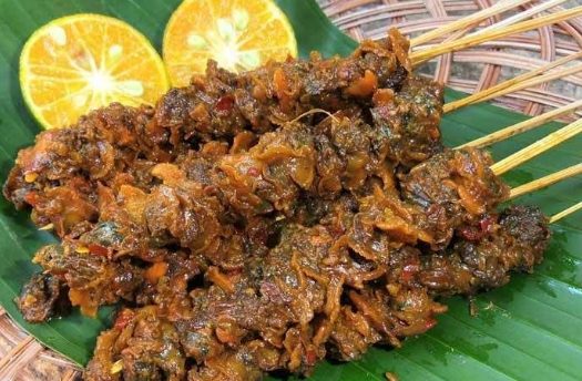 sate temburungun makanan khas Kalimantan Utara