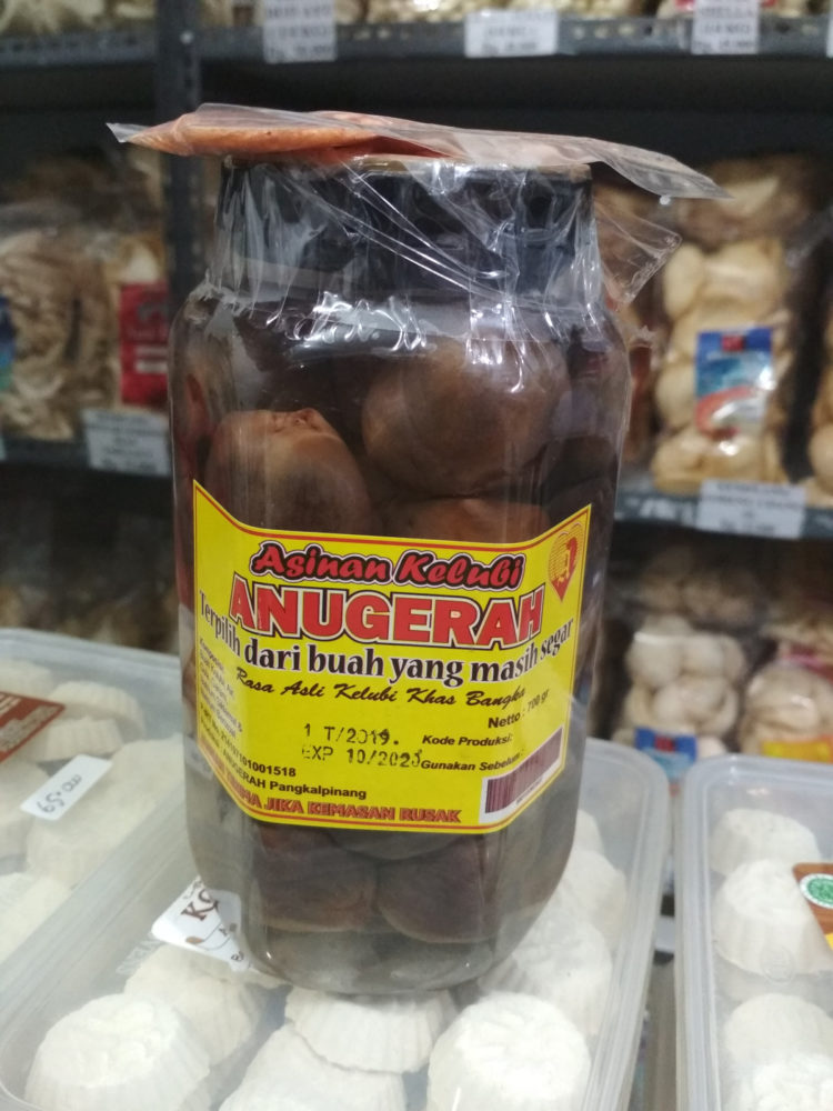 foto makanan khas bangka belitung buah asinan kelubi